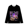 KPop Lovci démonů Dlouhý rukáv Huntrix Dívka Saja Chlapci Děti Dětská Mikina s kulatým výstřihem Zoey Rumi Mira Univerzální Dětské oblečení