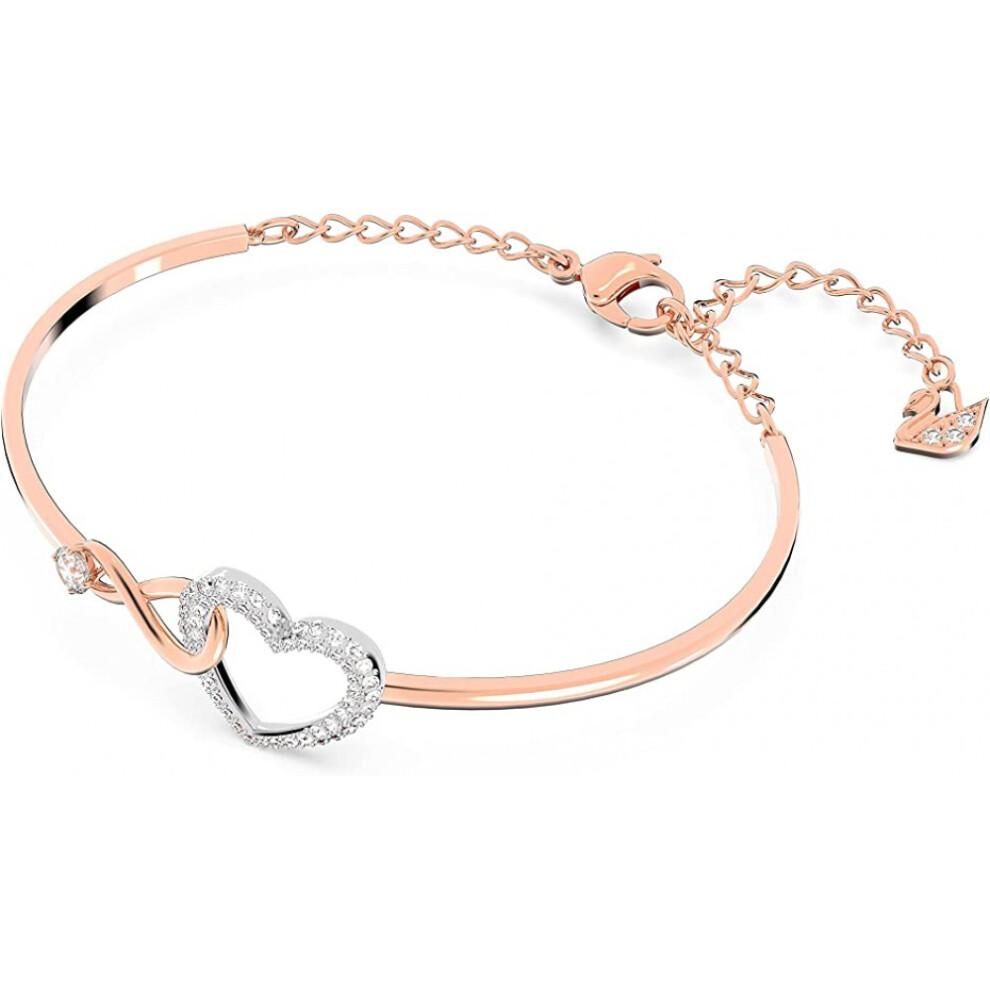 Ladies Gold Bracelet With Love Style Fashionable High Quality Shining Beautiful