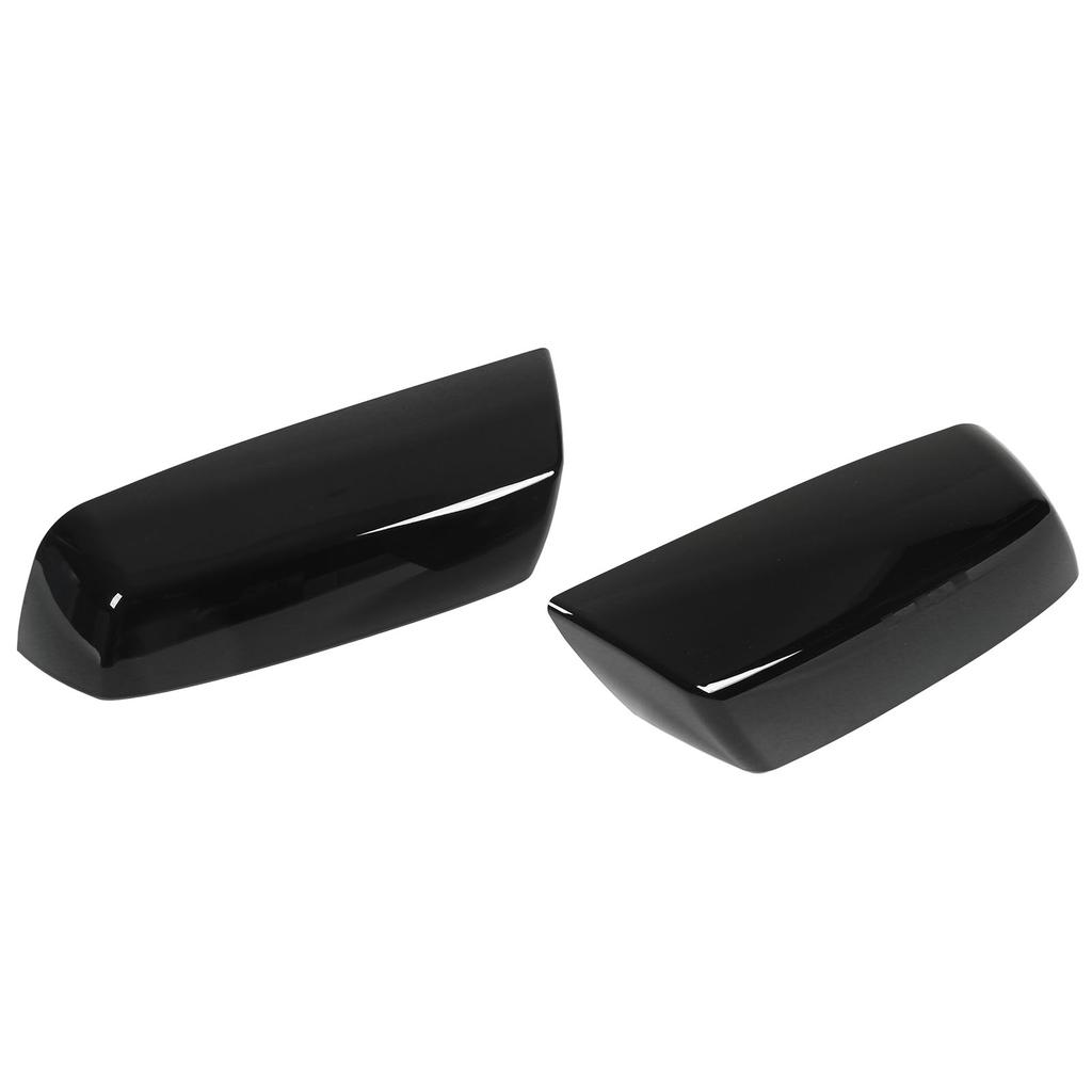 Rear View Mirror Cover Cap Glossy Surface Mirror Decoration Protector Cap Replacement for Silverado 1500 2014‑19 Glossy