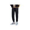 Li Ning Training Series Logo Print Fleece Sports Pants Men Pants Black AKLSG49-1