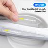 8Pcs TPU Car Door Handle Film Anti Scratch Stickers Decal For Chevrolet Spark Captiva Cruze Malibu Equinox Trax Camaro Blazer