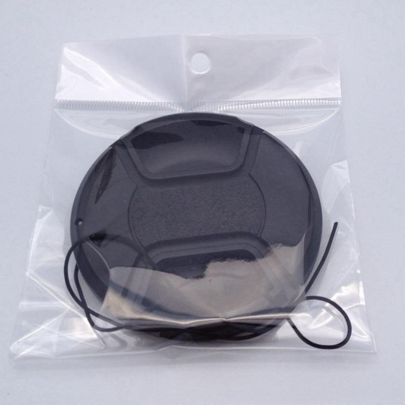 1 Pcs Lens Cap 49 52 55 58 62 67mm Snap-on Camera Front Lens Cap Cover Protector for Canon Nikon Sony Camera Len Caps