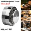 1Pcs 2 Inch Vibration Speaker Driver 4ohm 25W Vibro Bass Speaker  Bass Sound Enhancement