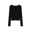 Teenie Weeniebearnova 2025 Autumn Women's Stylish Off-Shoulder Sweater