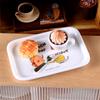 1Set 1:12 Dollhouse Miniature Cake Coffee Fork Tray Food Model Kitchen Decor Toy For Doll House Accessories Toy