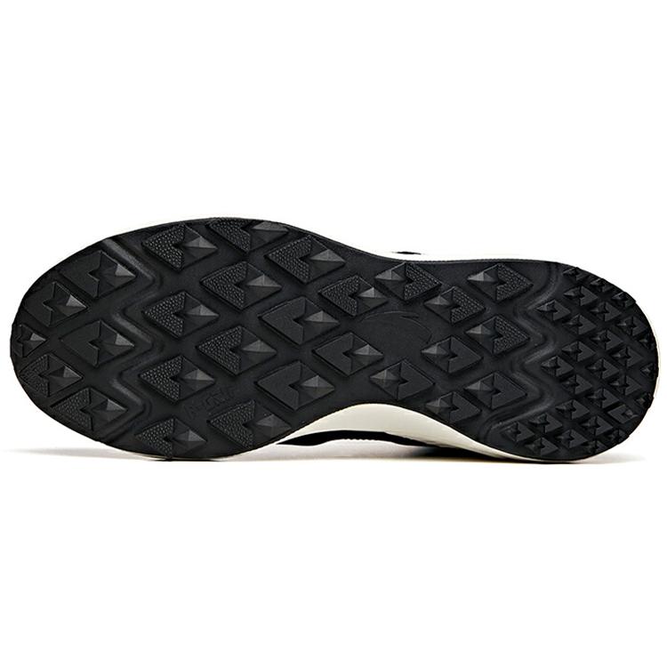 New Anta Life Collection Cushioned Anti Slip And Wear Resistant Warm High Top Casual Shoes Men's Black White 112048986-3