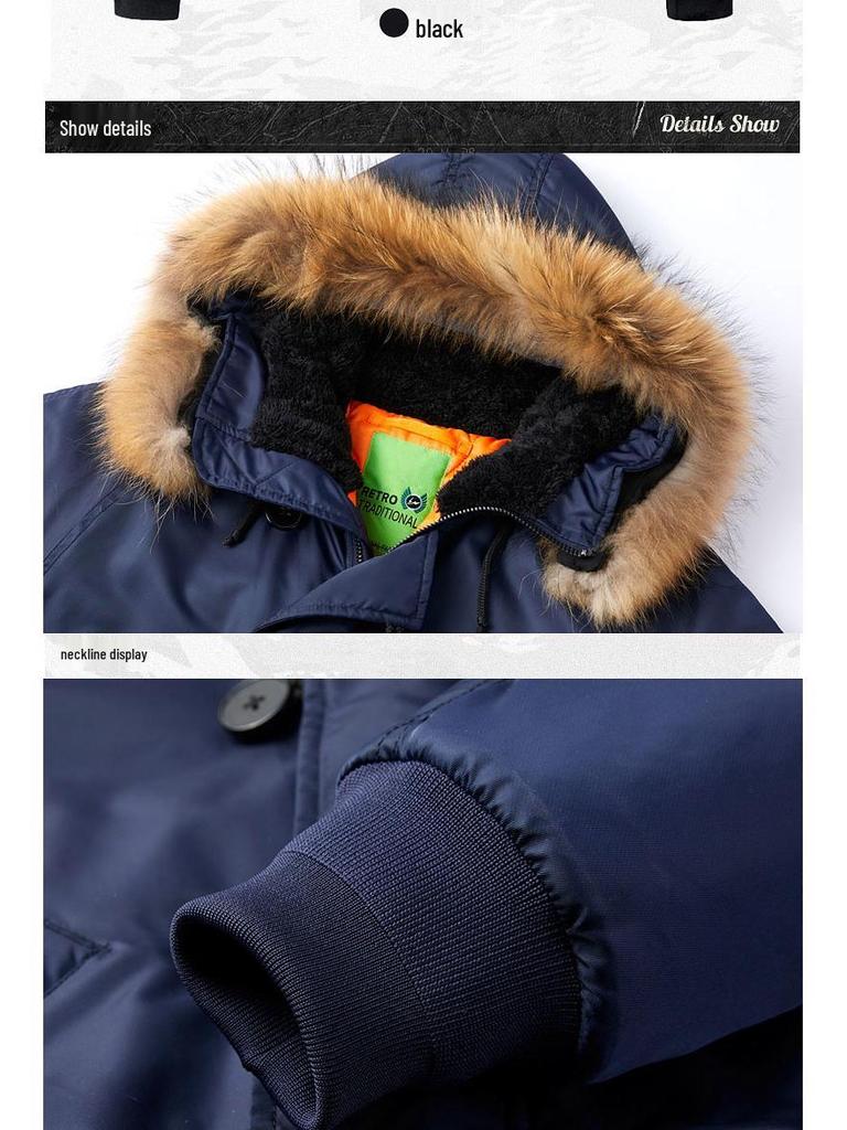 Giacca da Pilota da Uomo con Cappuccio in Cotone: Capospalla Autunno/Inverno con Collo a Baseball