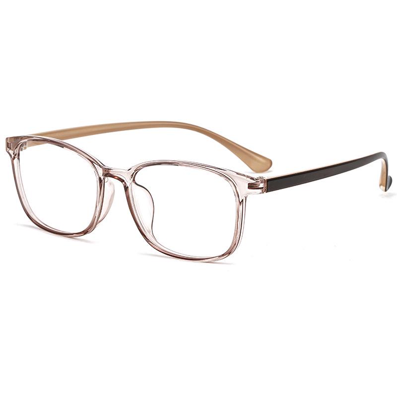Korean TR6811 Ultralight TR90 Colorful Large Transparent Eyeglass Frame for Students