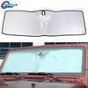Front Windshield Heat UV Shield Sun Visor for Jeep Wrangler TJ JK JL JT 1997-23