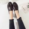 Womens Loafer Sneakers With Low Block Heel For Casual Daily Wear