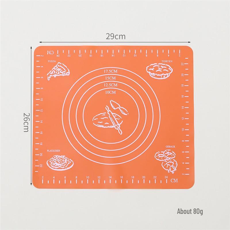 Silicone Kneading & Baking Mat - Heat-Resistant, Thick, Ideal for Dough, Noodles & Cutting