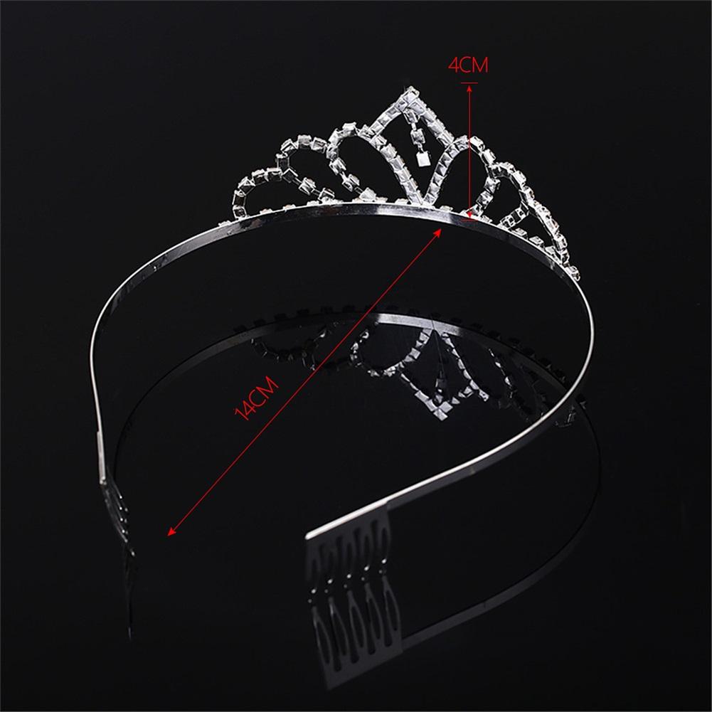 Women Crown Decoration Hair Clip Hairpin Accessory for Wedding Princess Show