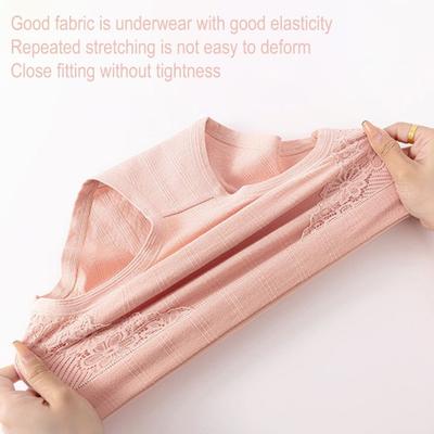 Damen Baumwollunterwäsche Damen Weiche Dehnbare Bauchkontroll-Slips Hoher Bund Spitze Hipster Voll Bedeckende Slips