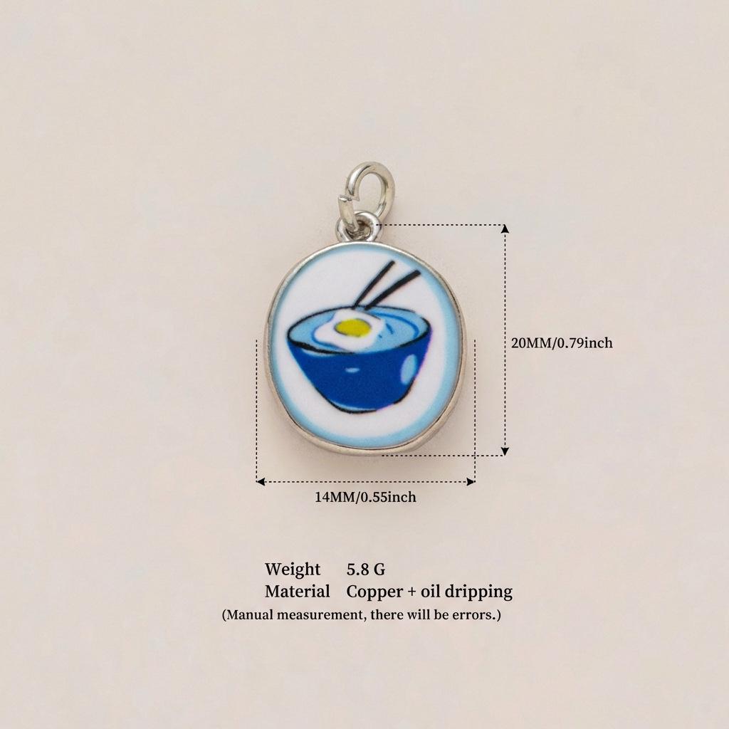 2025 Autumn Totoro Bow Knot Fireman Pendant Necklace