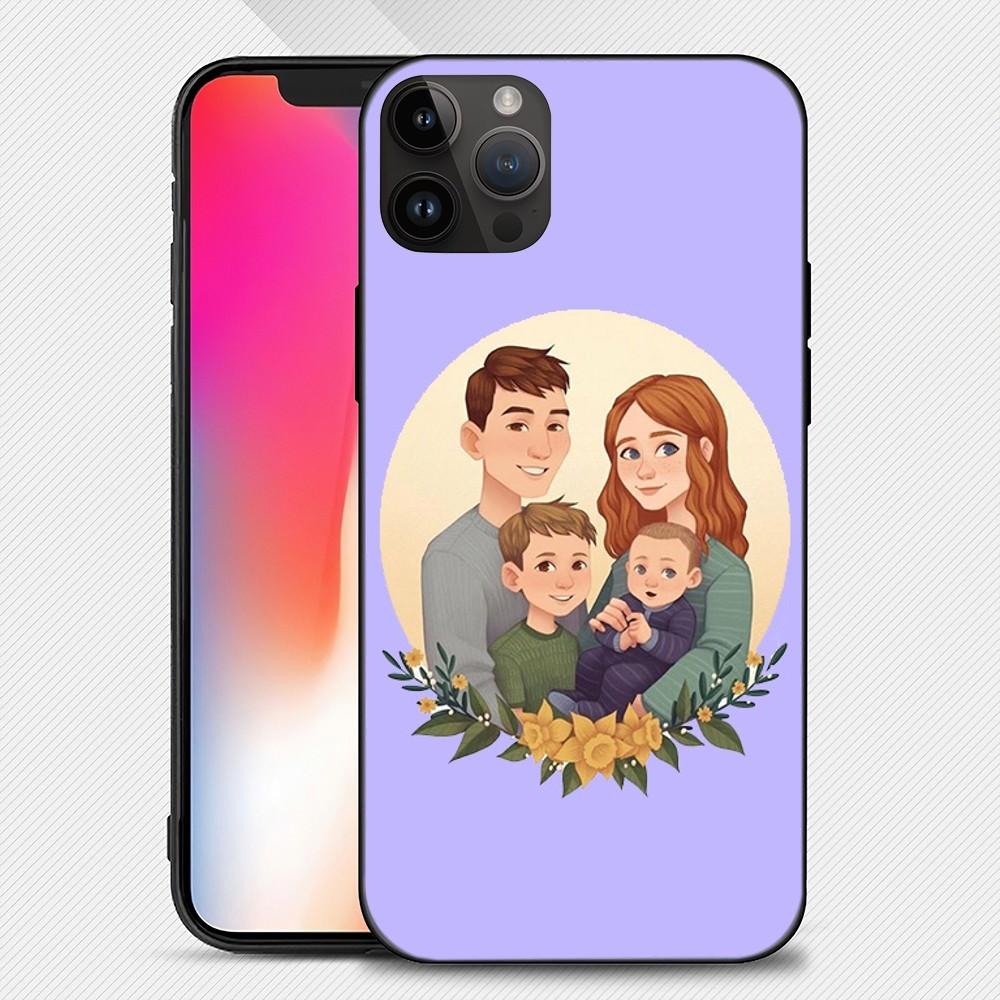 Mom Woman Baby Phone Case Iphone15 14 13 12 11 Pro Max Mini X 7 8 Soft Case