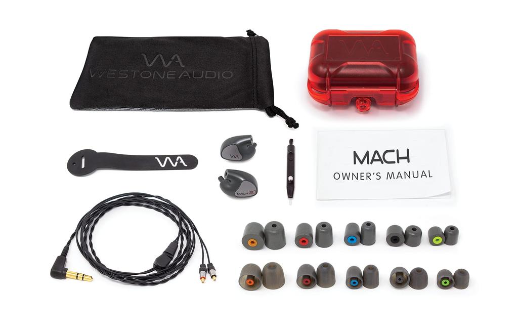 Westone Audio MACH Series WA-M20 Universal IEM, Gunmetal Gray [2BA]