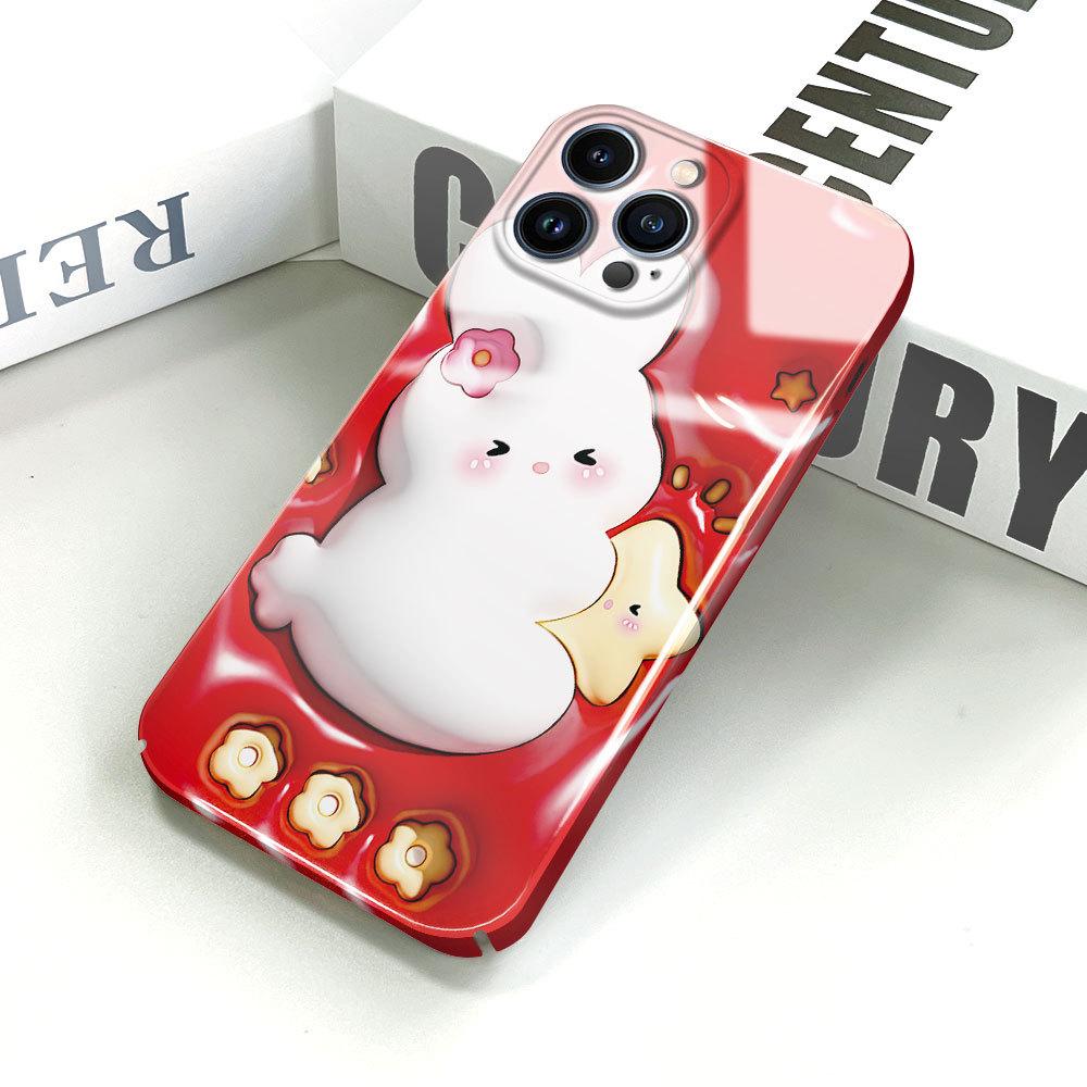 All-inclusive Film Phone Case Cartoon Fashion Design Hard Shell Full Cover Camera Protection Case for iPhone Samsung Xiaomi Poco Redmi Huawei Honor