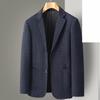 Men's Blazer Fashion Middle Aged Business Casual Professional Wear Casual Loose Style