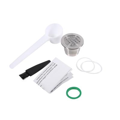 Nachfüllbare Wiederverwendbare Kaffeekapsel aus Edelstahl für Nespresso Maschine (Fadenoberfläche)