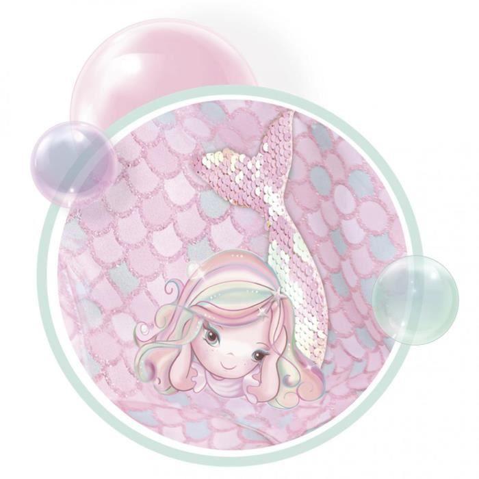 Chaise haute pour poupée - Decuevas Toys - 53241 - Pliable - Collection Ocean Fantasy - Design océanique