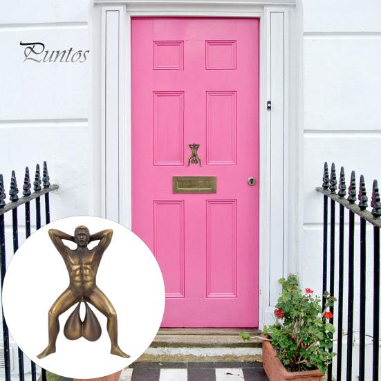 Male Prank Doorbell Funny Naked Man Door Knocker Easy To Install Prank Male Doorbell Decoration Gift for Friends