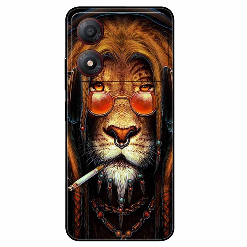 Pour ZTE Blade A34 4G Coque Anti-choc TPU Silicone Souple Housse de Téléphone pour ZTE Blade A 34 Funda Peinte pour BladeA34 Capa de Luxe