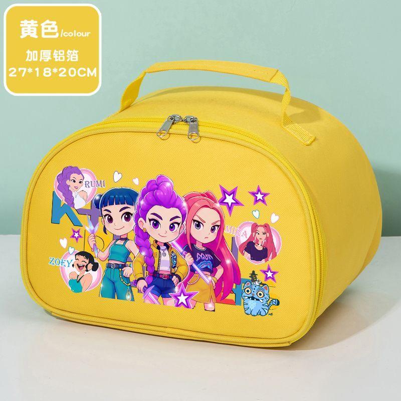 Borsa Bento Carina “Hunter Girls” per Bambini: Borsa Termica per Pranzo Studenti, Portatile, Grande Capacità, Borsa per Pranzo da Mano