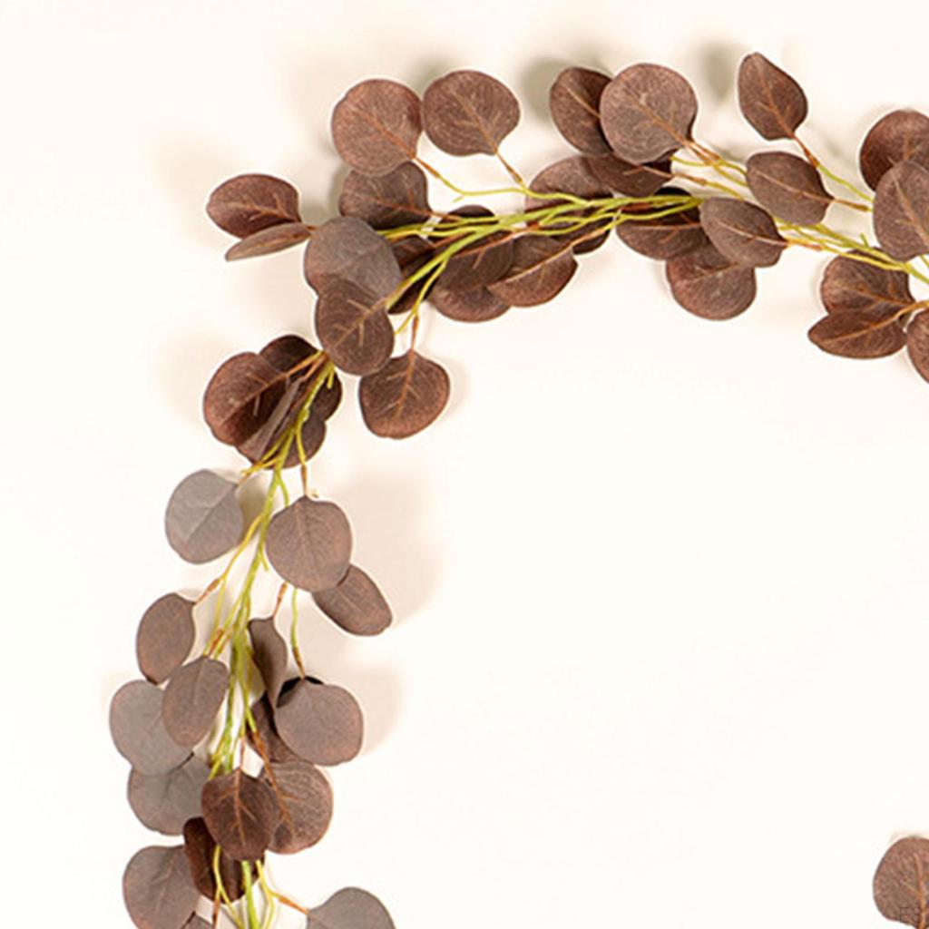 Eucalyptus Vine Wedding Artificial Wreath Hanging Rattan Garland Decor Party