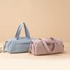 Travel Bag Women's Sports Yoga Portable Fitness Bag Water-proof Boarding Bag Solid Color Versatile Messenger Bag