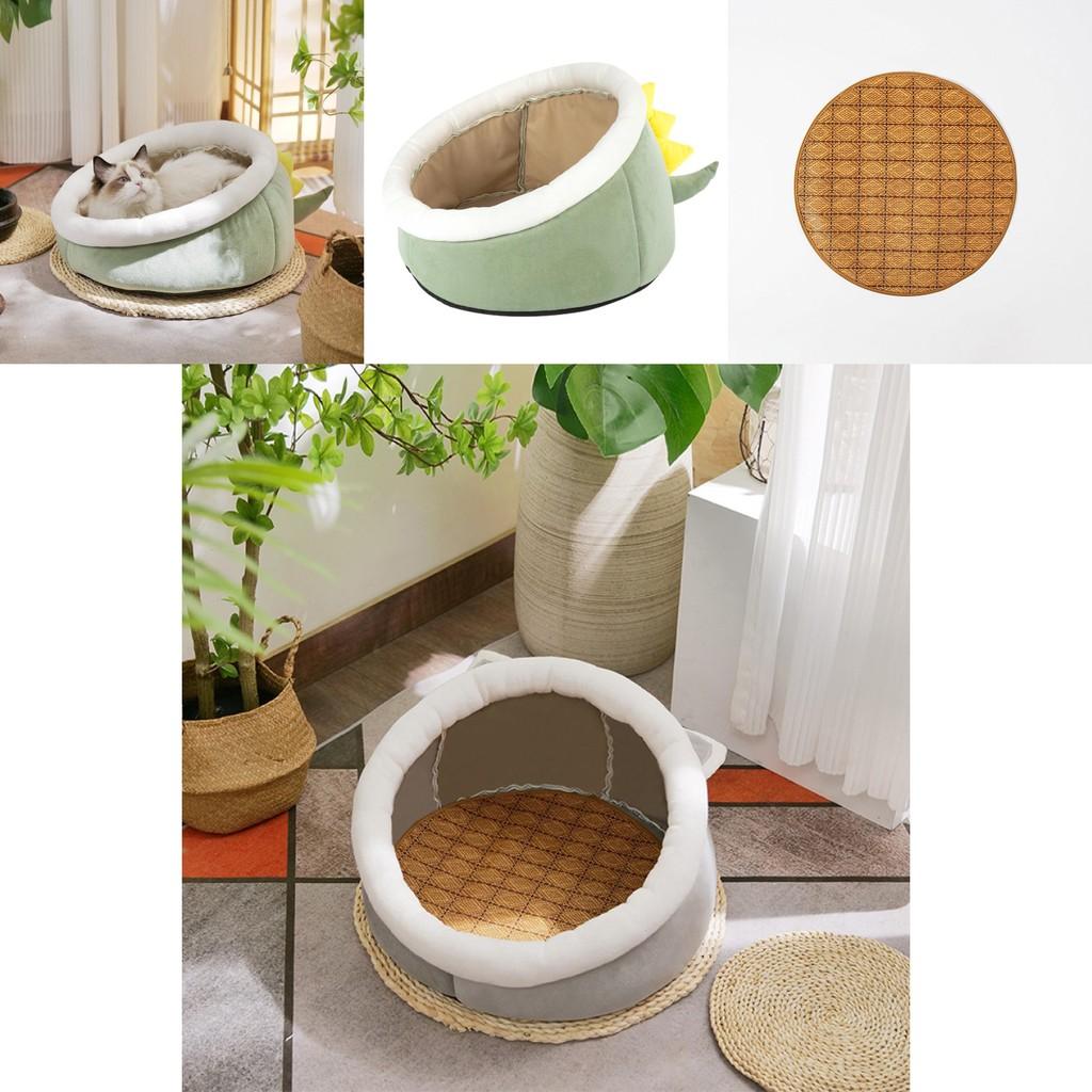 Soft And Comfortable Cat Bed Wholesale New Summer Cat House Semi-enclosed Pet Supplies