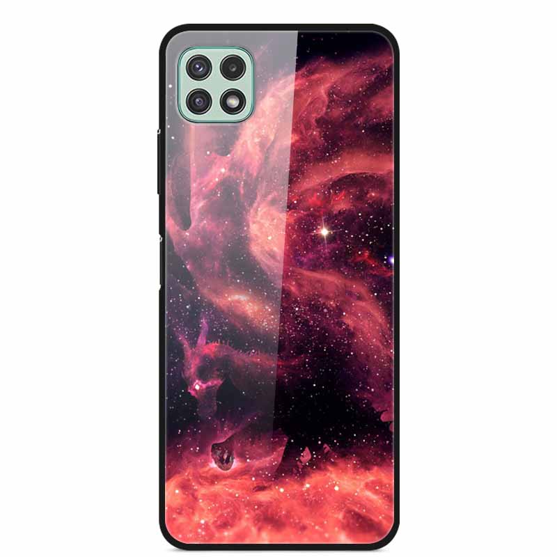 For Samsung Galaxy Wide5 Case Tempered Glass Hard PC Phone Back Cover for Galaxy Wide 5 Bumpers Cases Shell Coque 6.6'' SM-E426S
