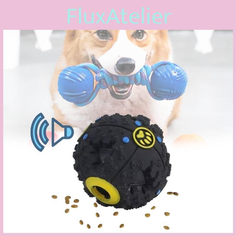 Engaging Black Plastic Chew Ball For Dogs Featuring Squeaky Sounds And Dental Benefits