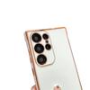 Suitable for Samsung S25Ultra electroplated mobile phone case S24 fashion S23 solid color A54 all-inclusive A16 anti-drop soft case