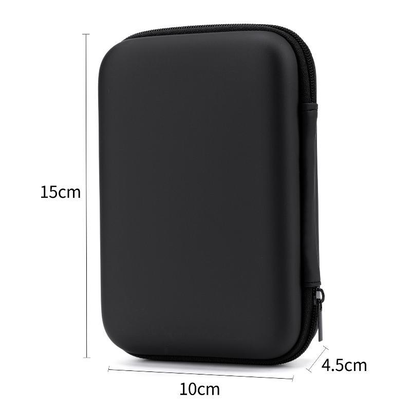 Hard Eva Shockproof Water Resistant Storage Cases For Earphones Cables Power Banks Small Electronic Accessories