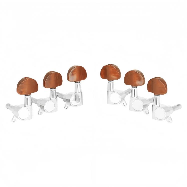 Heavy Type Guitar Tuning Pegs Fully Enclosed Mechanism Anti Corrosion Metal and ABS Material