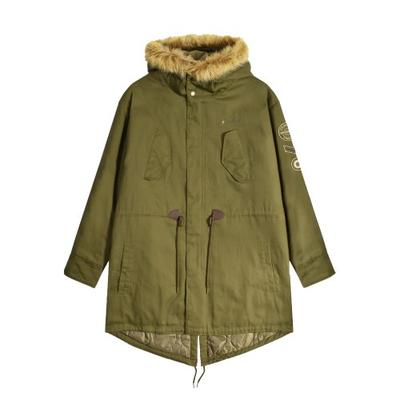 Herren Baumwoll-Canvas Parka