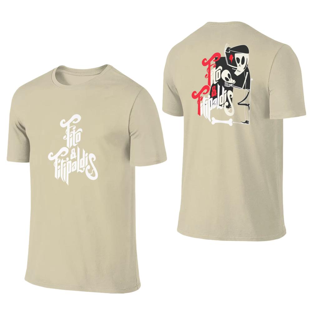 Fitos Fitipaldis Band T-Shirt Sommer Streetwear Herren Damen T-Shirts Baumwoll-T-Shirt für Paare Kurzarm-Oberteile