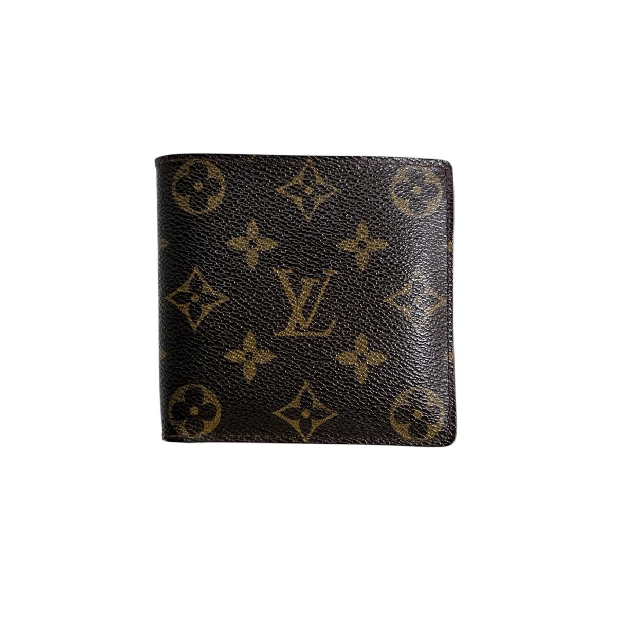 LOUIS VUITTON Cartes Crdit Monet wallet Monogram canvas Brown unisex M61665 Used
