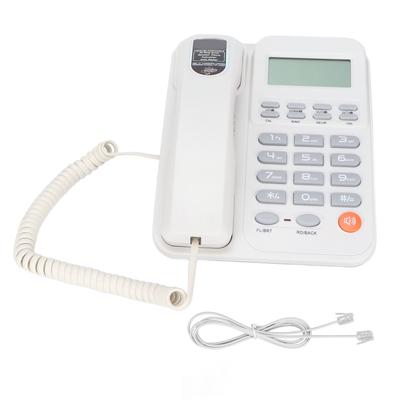 KXT2026CID Kancelářský telefon Kancelář Hotel Domácí Pevná linka Podpora 24 vyzváněcích tónů(Bílý )