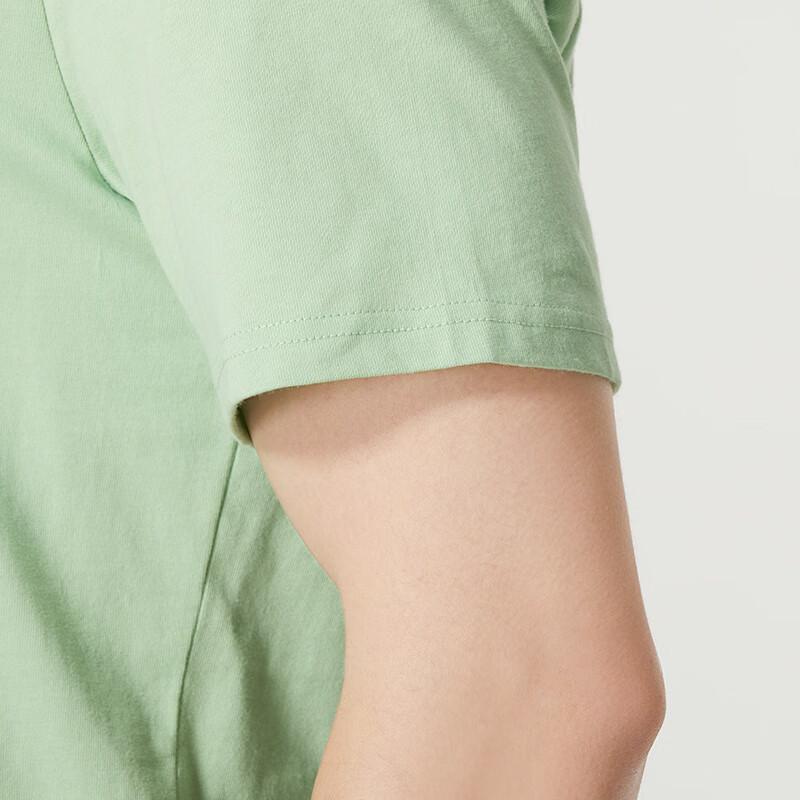 Puma Buchstaben-Logo-Print Lauf-Fitness-Trainings-Rundhals-Kurzarm-T-Shirt Unisex-Oberteile Grün 682344-89