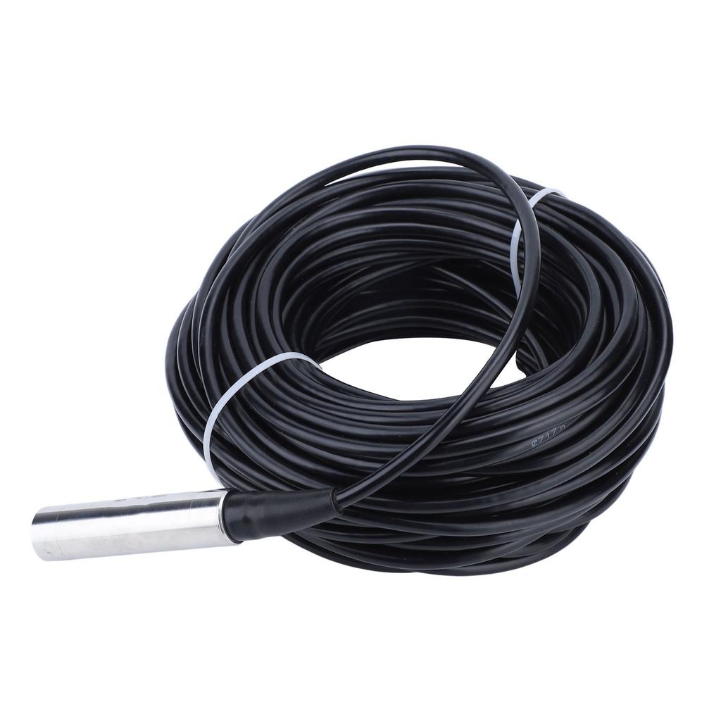 Flüssigkeitsstandssensor 4-20mA Hochpräziser Edelstahl-Wasserstandssender mit 33m Wasserdichtem Kabel für Reservoir