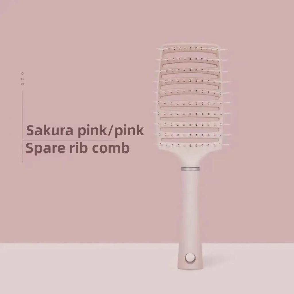 Arc-Shaped Rib Comb for Fluffy High Skull Top, Long Hair, Curly Hair, & Massaging