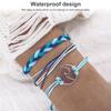 Hemp Rope Braided Bracelet Jewelry Multicolor Three-piece Set Unisex Gift