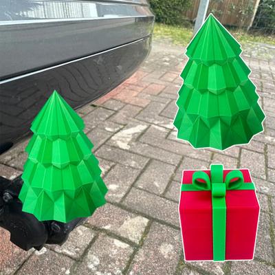 Christmas Hitch Cap Cover Trailer Coupling Hitch Ball Cover Cap Christmas Tree Gift Box Hitch Cover Prevent Receiver Tube from Rusting for 50mm