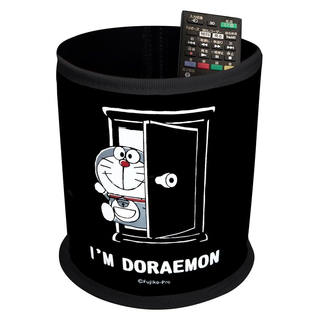 Meiho Doraemon Trash Small Item DE013 I'm Dustbin, Can, Storage, Black,