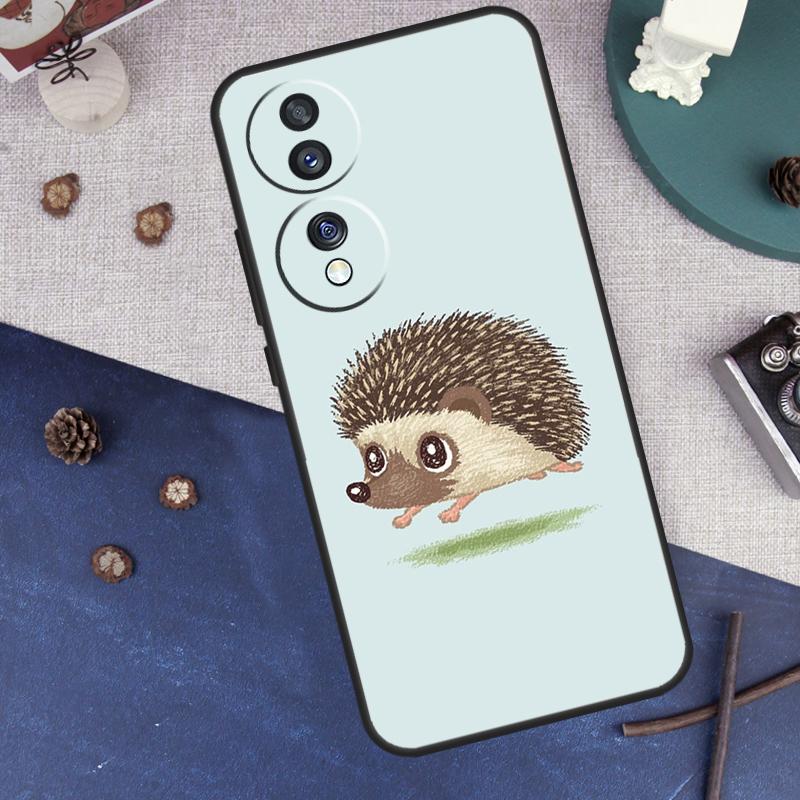 Süßer Igel Für Huawei P30 Pro P20 P40 P50 P Smart Nova 5T Honor Magic 5 Lite X8 X9a 50 70 Handyhülle