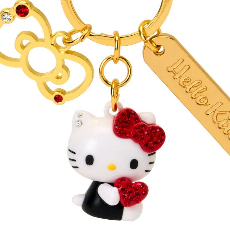Sanrio Hello Kitty 3D Keychain with Stone Red Japan NEW Sanrio Characters