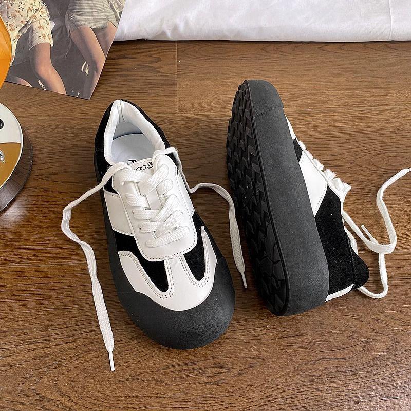 Platform-soled Forrest Gump Shoes German Training Shoes Women's Autumn New Versatile Casual Sports Board Shoes White Shoes