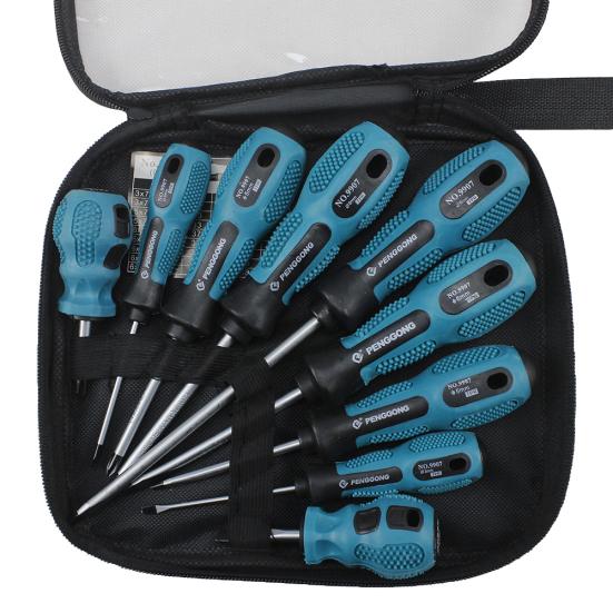 6/7/9Pcs PengGong Magnetic Slotted Cross Insulated Screwdriver Set Hand Tools