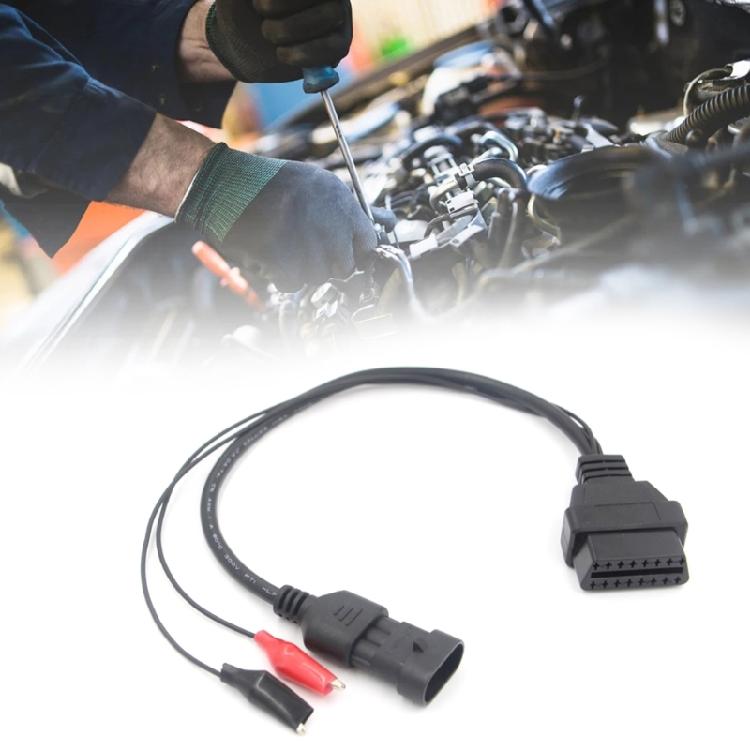 OBD2 OBDII Diagnostic Cable Adaptor 3 Pin to 16Pin For Car Automotive Diagnostic Cable